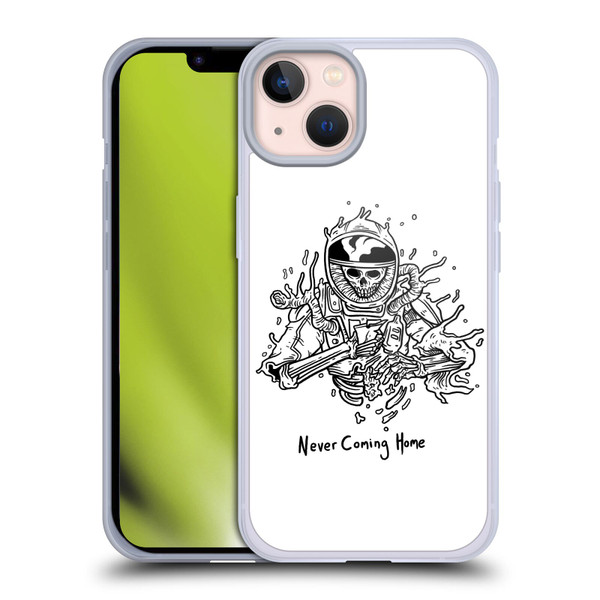 Matt Bailey Art Never Coming Home Soft Gel Case for Apple iPhone 13