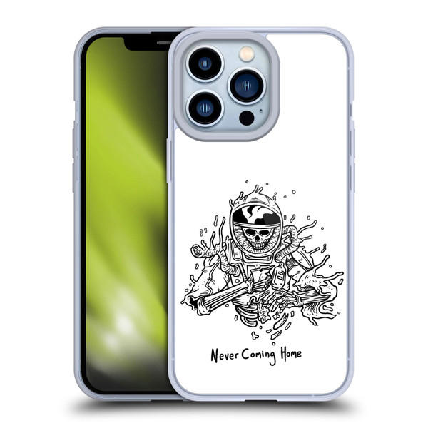 Matt Bailey Art Never Coming Home Soft Gel Case for Apple iPhone 13 Pro