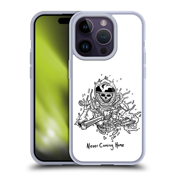 Matt Bailey Art Never Coming Home Soft Gel Case for Apple iPhone 14 Pro