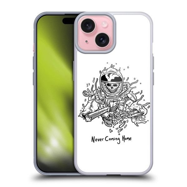 Matt Bailey Art Never Coming Home Soft Gel Case for Apple iPhone 15
