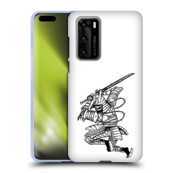 Matt Bailey Samurai Sword Stance Soft Gel Case for Huawei P40 5G