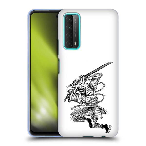 Matt Bailey Samurai Sword Stance Soft Gel Case for Huawei P Smart (2021)