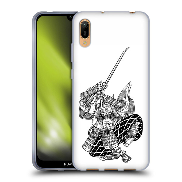Matt Bailey Samurai Sword Attack Soft Gel Case for Huawei Y6 Pro (2019)