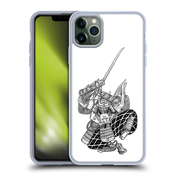 Matt Bailey Samurai Sword Attack Soft Gel Case for Apple iPhone 11 Pro Max