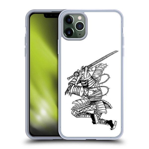 Matt Bailey Samurai Sword Stance Soft Gel Case for Apple iPhone 11 Pro Max