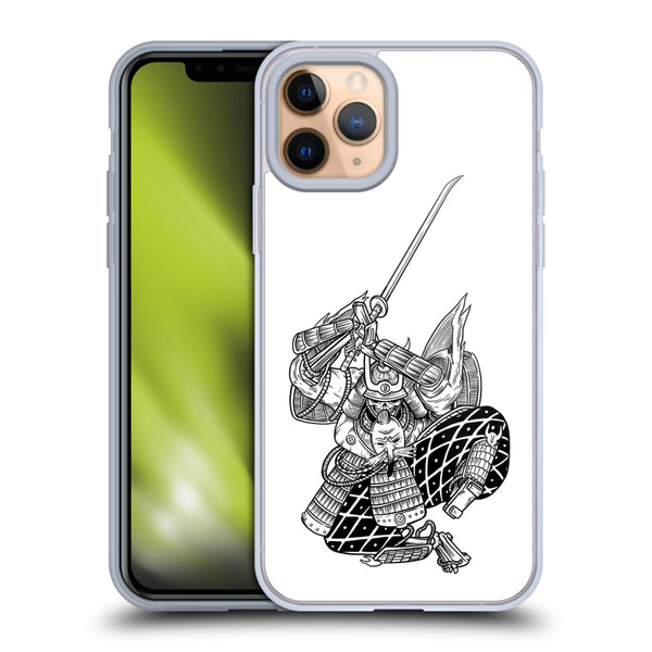 Matt Bailey Samurai Sword Attack Soft Gel Case for Apple iPhone 11 Pro