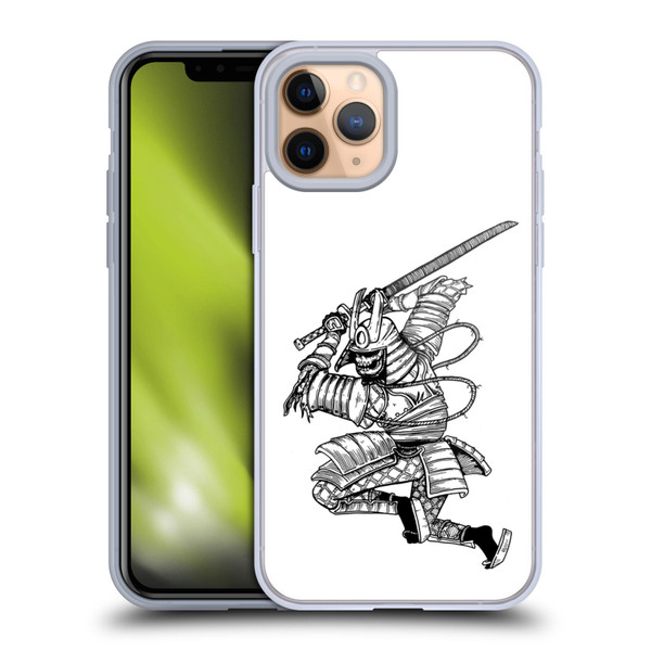 Matt Bailey Samurai Sword Stance Soft Gel Case for Apple iPhone 11 Pro