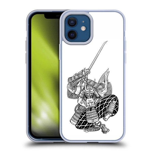 Matt Bailey Samurai Sword Attack Soft Gel Case for Apple iPhone 12 / iPhone 12 Pro