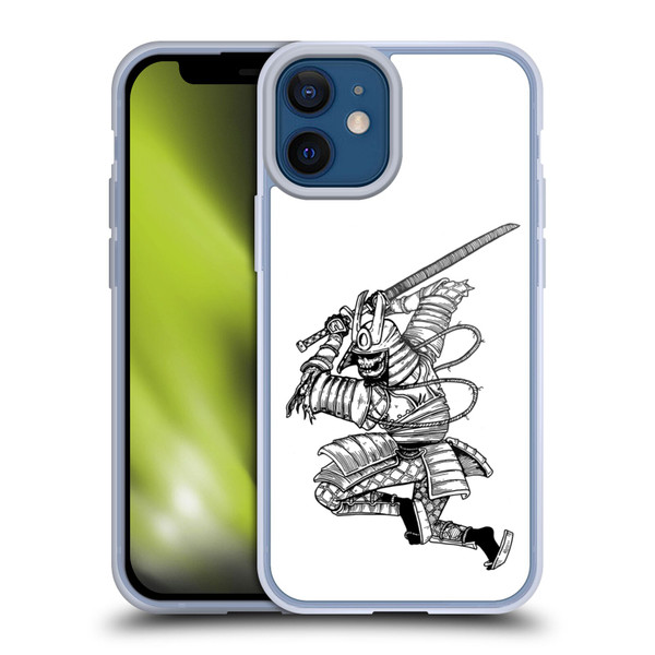 Matt Bailey Samurai Sword Stance Soft Gel Case for Apple iPhone 12 Mini