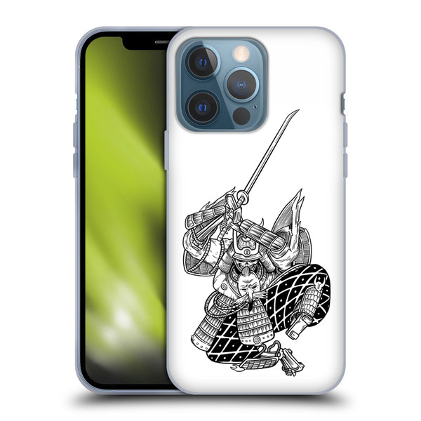 Matt Bailey Samurai Sword Attack Soft Gel Case for Apple iPhone 13 Pro