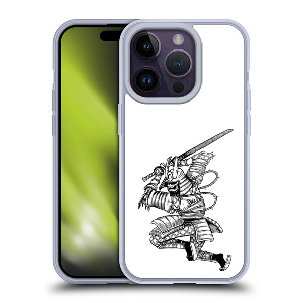 Matt Bailey Samurai Sword Stance Soft Gel Case for Apple iPhone 14 Pro