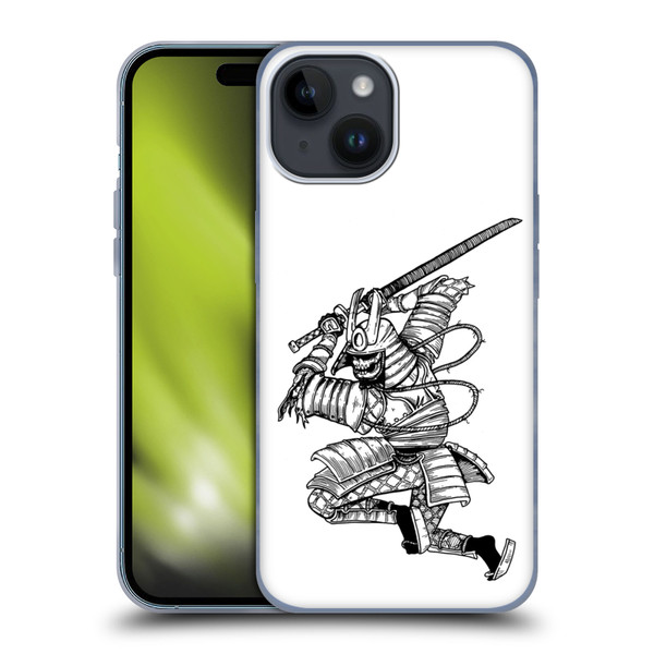 Matt Bailey Samurai Sword Stance Soft Gel Case for Apple iPhone 15
