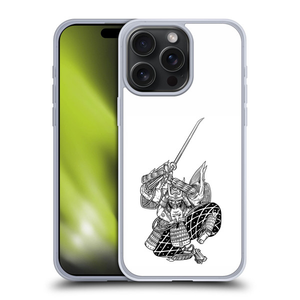 Matt Bailey Samurai Sword Attack Soft Gel Case for Apple iPhone 15 Pro Max