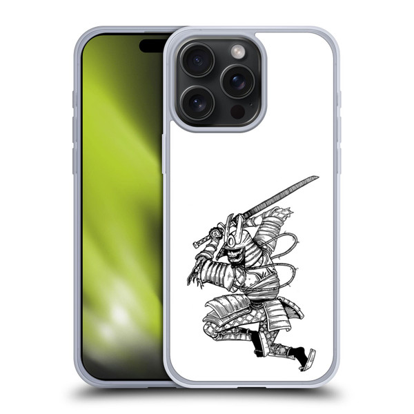 Matt Bailey Samurai Sword Stance Soft Gel Case for Apple iPhone 15 Pro Max