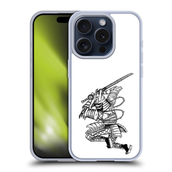 Matt Bailey Samurai Sword Stance Soft Gel Case for Apple iPhone 15 Pro