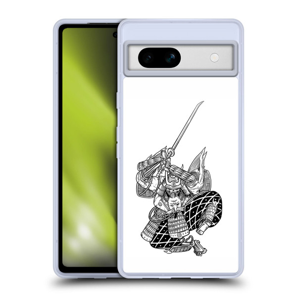 Matt Bailey Samurai Sword Attack Soft Gel Case for Google Pixel 7a