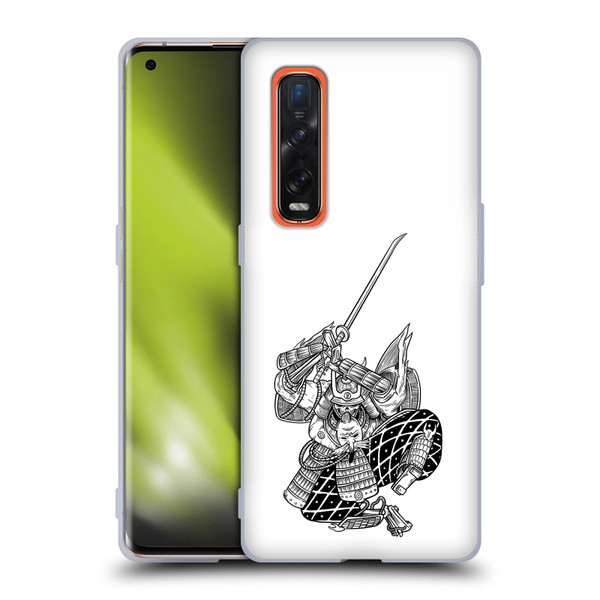 Matt Bailey Samurai Sword Attack Soft Gel Case for OPPO Find X2 Pro 5G