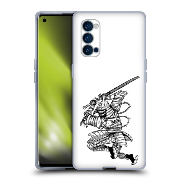 Matt Bailey Samurai Sword Stance Soft Gel Case for OPPO Reno 4 Pro 5G