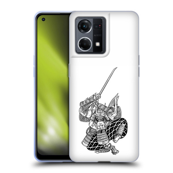 Matt Bailey Samurai Sword Attack Soft Gel Case for OPPO Reno8 4G