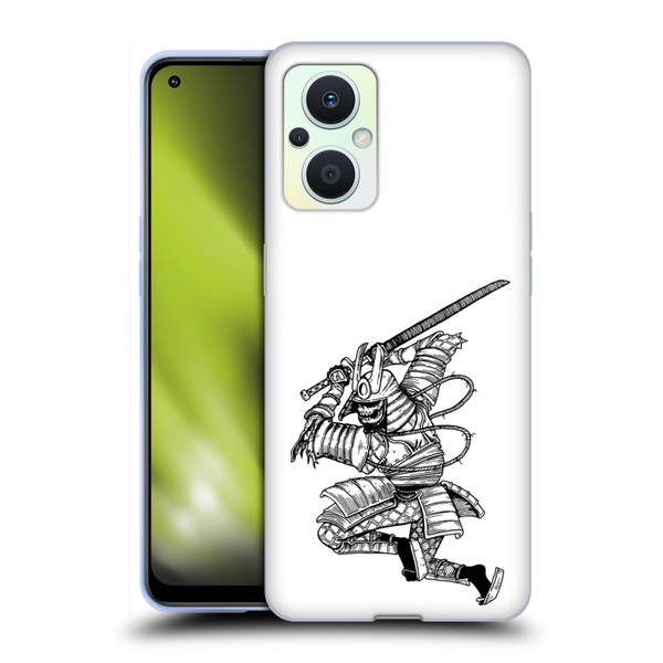 Matt Bailey Samurai Sword Stance Soft Gel Case for OPPO Reno8 Lite