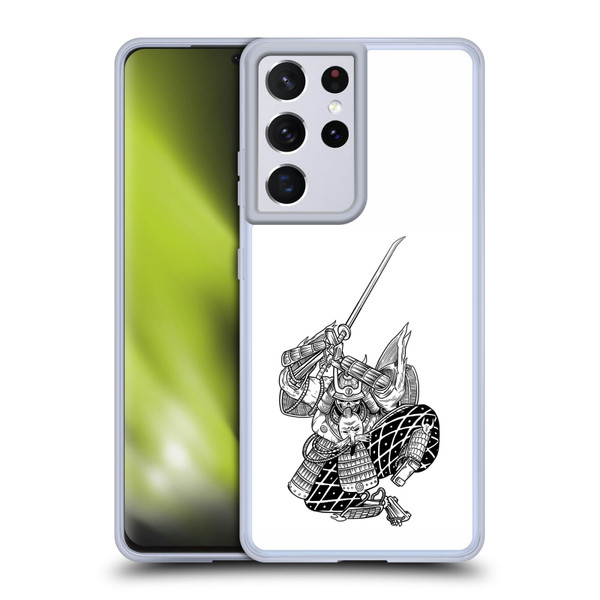 Matt Bailey Samurai Sword Attack Soft Gel Case for Samsung Galaxy S21 Ultra 5G