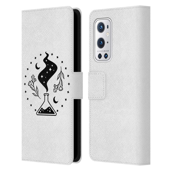 Haroulita Celestial Tattoo Potion Leather Book Wallet Case Cover For OnePlus 9 Pro