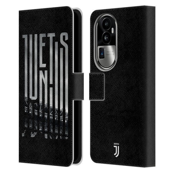 Juventus Football Club Graphic Logo  Stadium Leather Book Wallet Case Cover For OPPO Reno10 Pro+