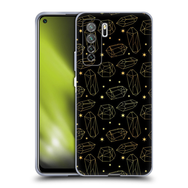 Haroulita Celestial Gold Prism Soft Gel Case for Huawei Nova 7 SE/P40 Lite 5G