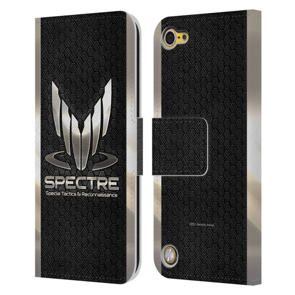 EA Bioware Mass Effect 3 Badges And Logos Spectre Leather Book Wallet Case Cover For Apple iPod Touch 5G 5th Gen