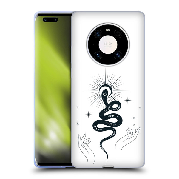 Haroulita Celestial Tattoo Snake Soft Gel Case for Huawei Mate 40 Pro 5G