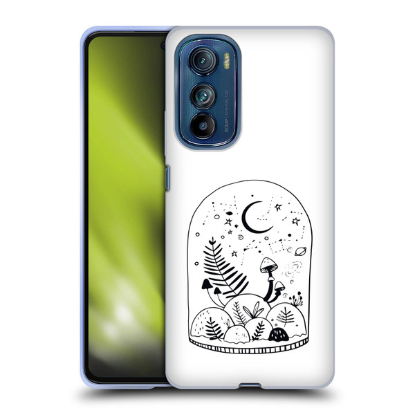 Haroulita Celestial Tattoo Terrarium Soft Gel Case for Motorola Edge 30