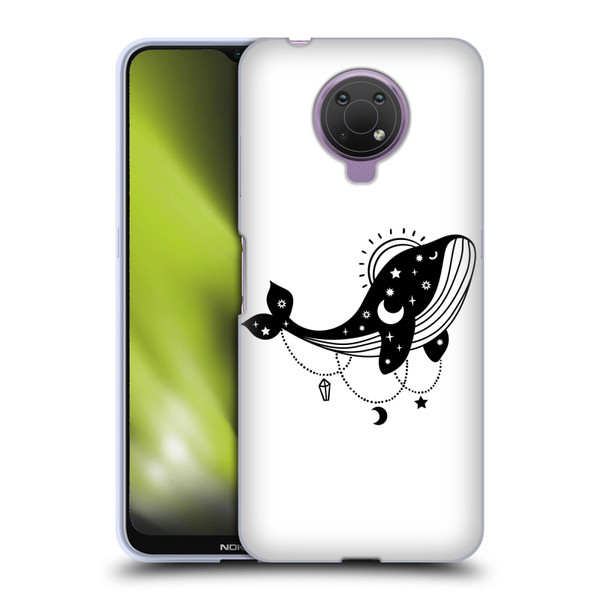 Haroulita Celestial Tattoo Whale Soft Gel Case for Nokia G10