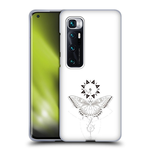 Haroulita Celestial Tattoo Butterfly And Sun Soft Gel Case for Xiaomi Mi 10 Ultra 5G