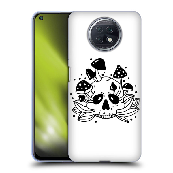 Haroulita Celestial Tattoo Skull Soft Gel Case for Xiaomi Redmi Note 9T 5G