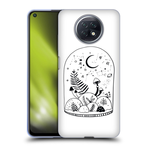 Haroulita Celestial Tattoo Terrarium Soft Gel Case for Xiaomi Redmi Note 9T 5G