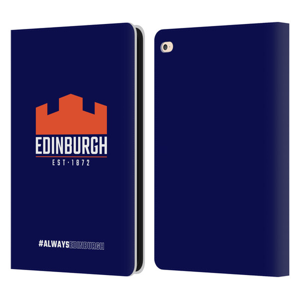 Edinburgh Rugby Logo 2 Always Edinburgh Leather Book Wallet Case Cover For Apple iPad Air 2 (2014)
