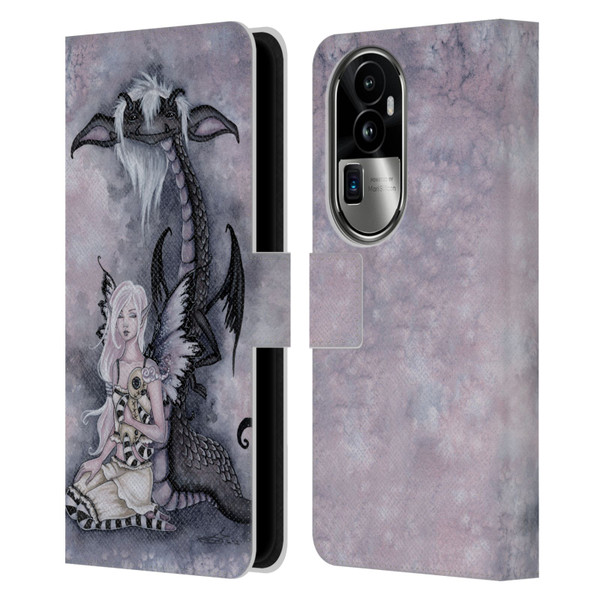 Amy Brown Folklore Evie And The Nightmare Leather Book Wallet Case Cover For OPPO Reno10 Pro+