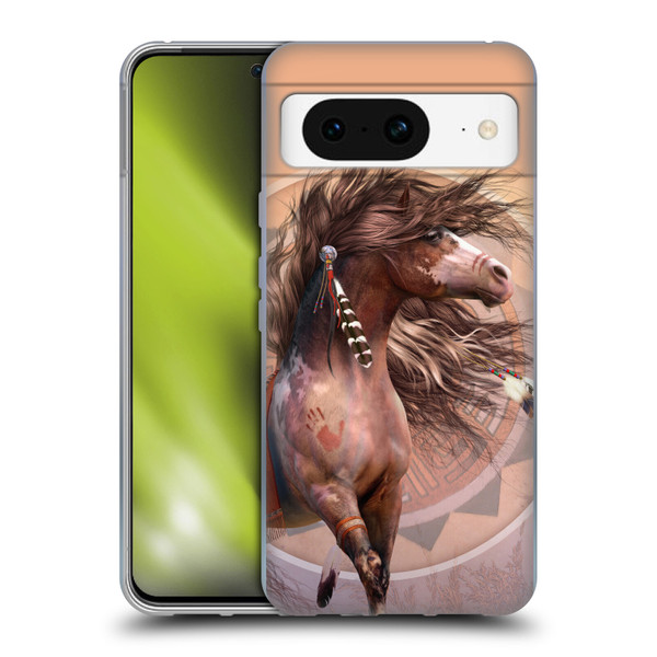 Laurie Prindle Fantasy Horse Spirit Warrior Soft Gel Case for Google Pixel 8