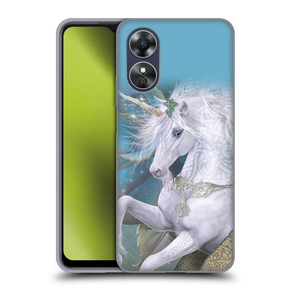 Laurie Prindle Fantasy Horse Kieran Unicorn Soft Gel Case for OPPO A17