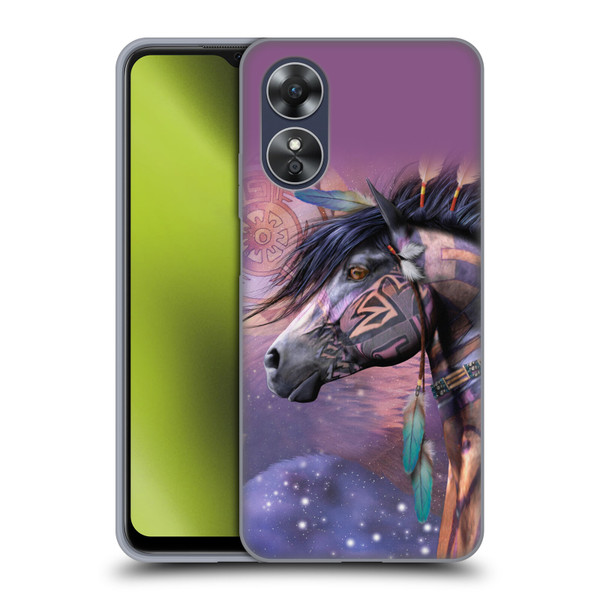 Laurie Prindle Fantasy Horse Native American Shaman Soft Gel Case for OPPO A17