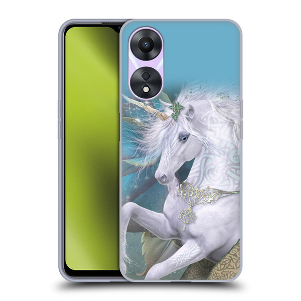 Laurie Prindle Fantasy Horse Kieran Unicorn Soft Gel Case for OPPO A78 5G