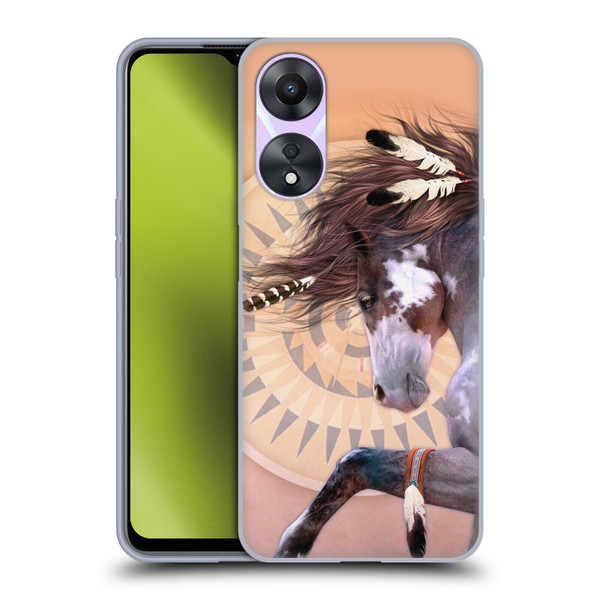 Laurie Prindle Fantasy Horse Native Spirit Soft Gel Case for OPPO A78 5G