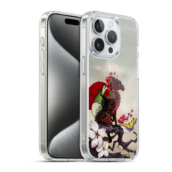 Stanley Morrison Art Cherry Tree, Dragon, Butterfly Soft Gel Case for Apple iPhone 15 Pro & MagSafe