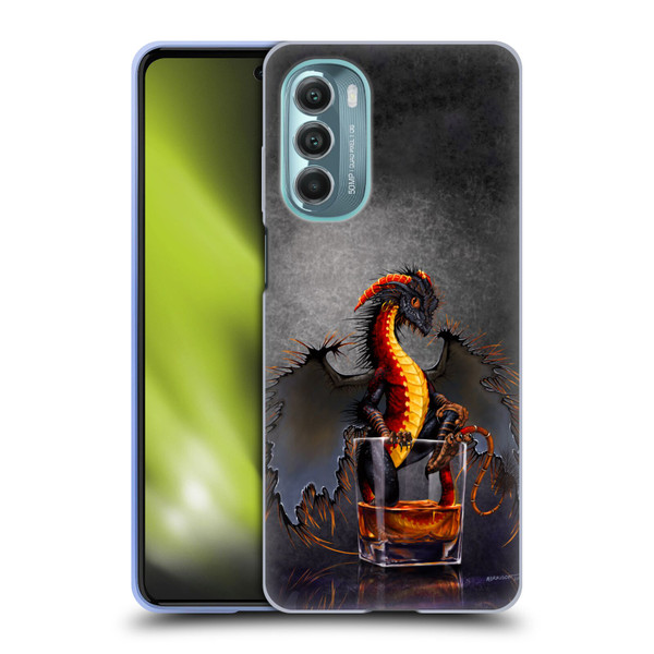 Stanley Morrison Art Dragon In A Rum Glass Soft Gel Case for Motorola Moto G Stylus 5G (2022)