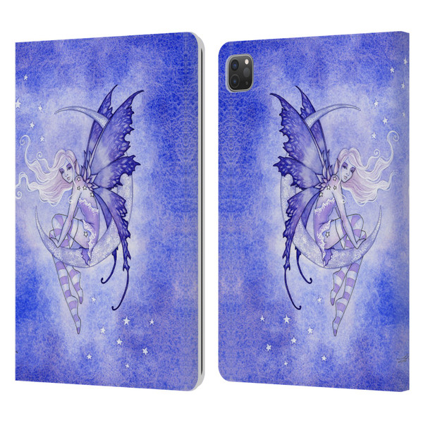 Amy Brown Elemental Fairies Moon Fairy Leather Book Wallet Case Cover For Apple iPad Pro 11 2020 / 2021 / 2022