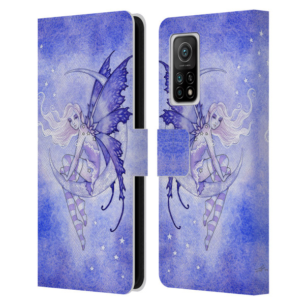 Amy Brown Elemental Fairies Moon Fairy Leather Book Wallet Case Cover For Xiaomi Mi 10T 5G