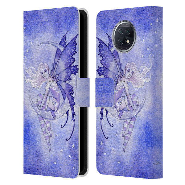 Amy Brown Elemental Fairies Moon Fairy Leather Book Wallet Case Cover For Xiaomi Redmi Note 9T 5G