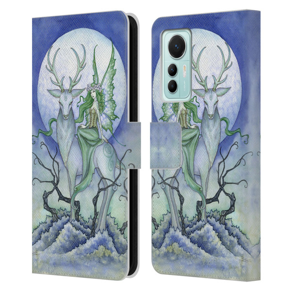 Amy Brown Elemental Fairies Midnight Fairy Leather Book Wallet Case Cover For Xiaomi 12 Lite