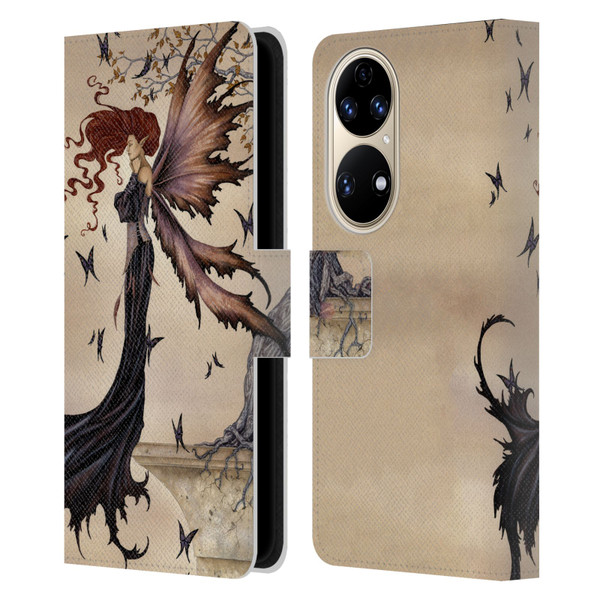 Amy Brown Folklore Mystique Leather Book Wallet Case Cover For Huawei P50