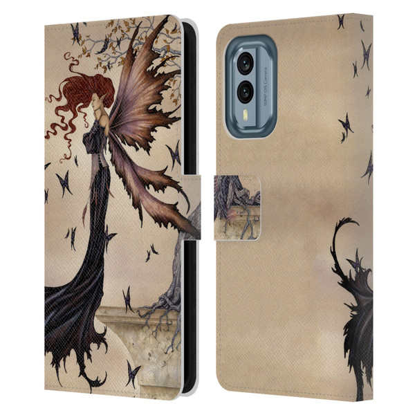 Amy Brown Folklore Mystique Leather Book Wallet Case Cover For Nokia X30